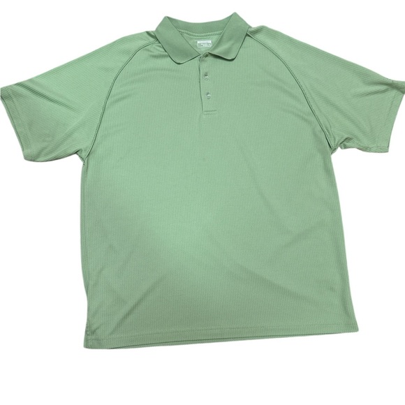 Slazenger Lime Green Geometric Design Golf Polo XL - Picture 2 of 7